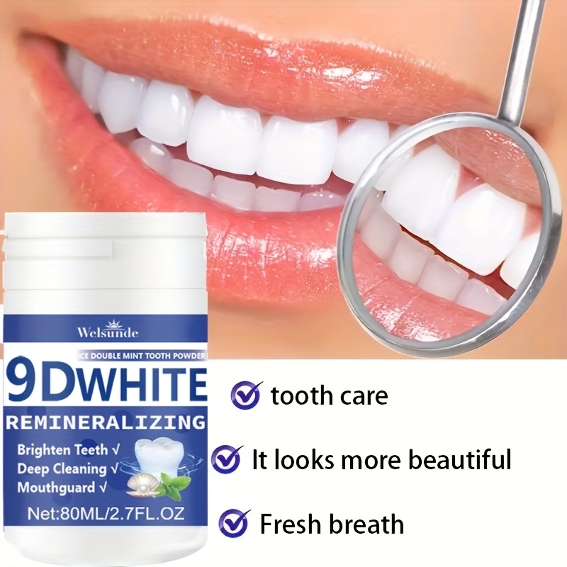 Teeth Whitening Near Me - 9D ホワイト リミネラライジング ハイドロキシアパタイト歯磨き粉、歯のホワイトニングパウダー、ディープクリーニング、フレッシュブレス、口腔の健康に最適