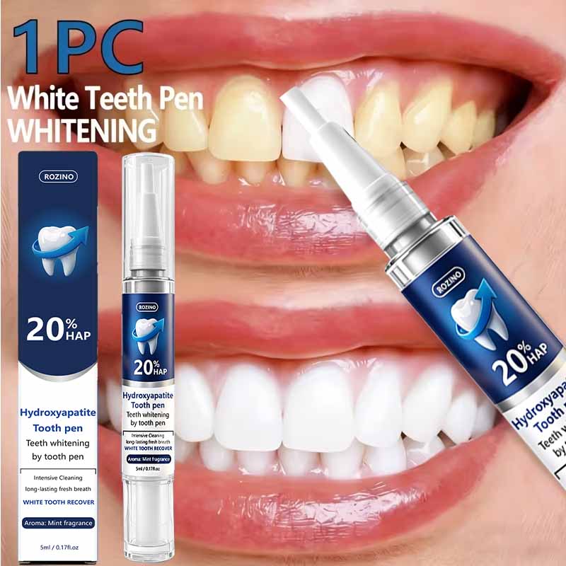 Teeth Whitening Pens - 即効性のある歯のホワイトニングペン、強力な洗浄力、黄ばみを中和し、歯を白くし、歯茎をケアします。洗い流す必要がなく、自宅や旅行に便利です。自信を持って白い歯を見せ、もう恐れることはありません。誰にとっても必須の口腔ケア製品です。