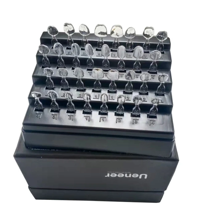 Teeth Whitening Moulds - ラボ用歯ベニア型 ラボ用ポーセレン歯ベニア ラボ用コンポジットテンプレートシステム/YP 32個入り 最高のツール