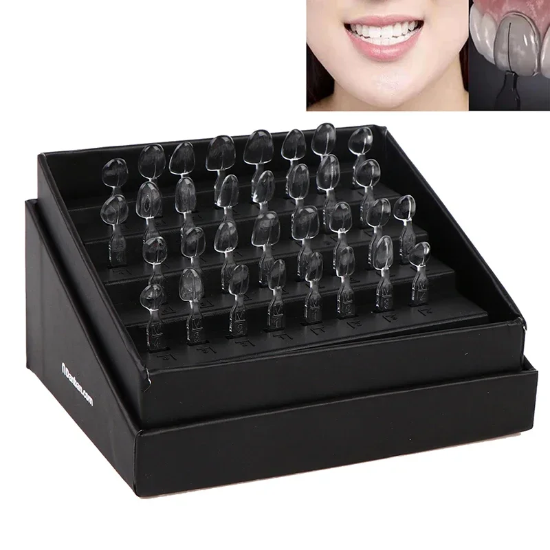 Teeth Whitening Moulds - セット歯科用ベニアモールドキット複合樹脂モールド光硬化オートクレーブ前歯モールド歯のホワイトニングツール