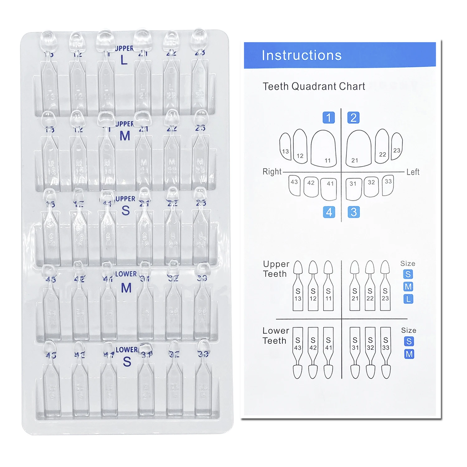32 ピース/セット歯科ベニヤモールドキット複合樹脂モールド - Teeth Whitening Kit のレビューと価格