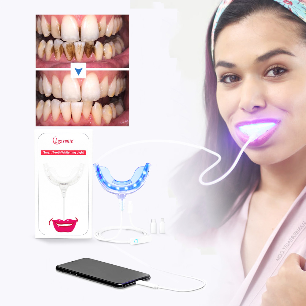 Luxsmile-歯のホワイトニングペン,LEDライト付きU - Teeth Whitening Pens のレビューと価格