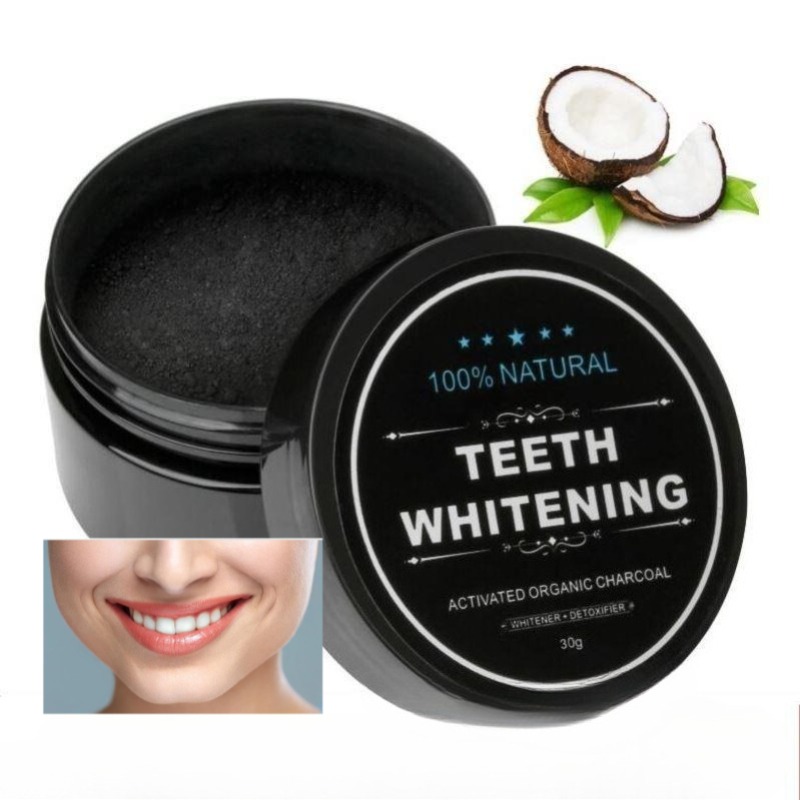1 ボックス活性炭歯ホワイトニングパウダー、木炭歯クリーニン - Teeth Whitening Near Me のレビューと価格
