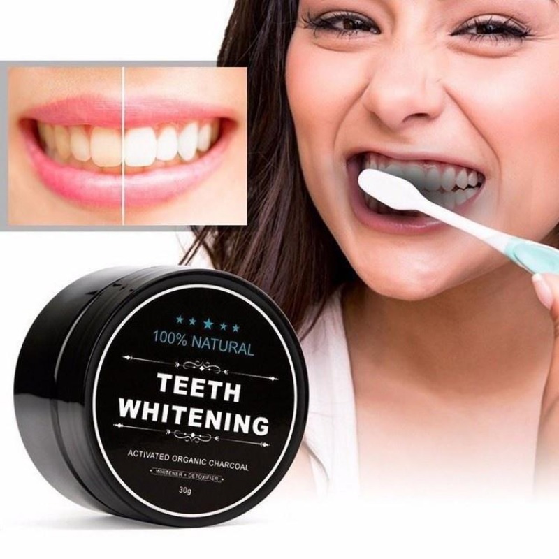 1 ボックス活性炭歯ホワイトニングパウダー、木炭歯クリーニン - Teeth Whitening Near Me のレビューと価格