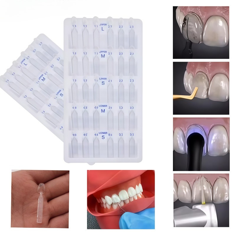 1セット歯科用ベニア型キット、コンポジットレジン型、前歯美容 - Teeth Whitening Moulds のレビューと価格
