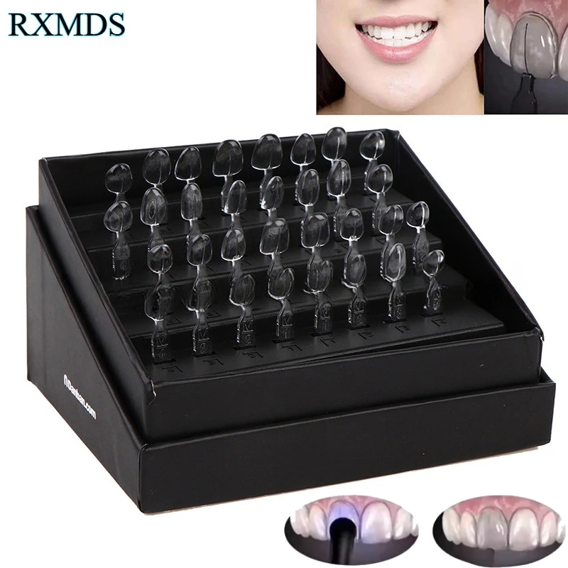 32 ピース/箱歯科ベニアモールドキット歯科ベニア複合樹脂光 - Teeth Whitening Moulds のレビューと価格