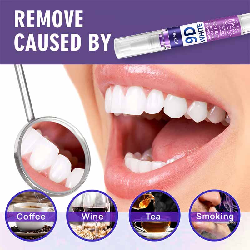 ROZINO 9D ホワイトニング歯磨きペン ナイアシンアミ - Teeth Whitening Pens のレビューと価格