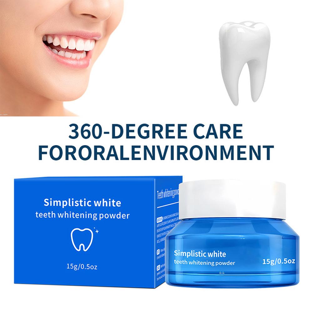 シンプルな歯のホワイトニングパウダーは、頑固な飲み物による汚 - Teeth Whitening Near Me のレビューと価格