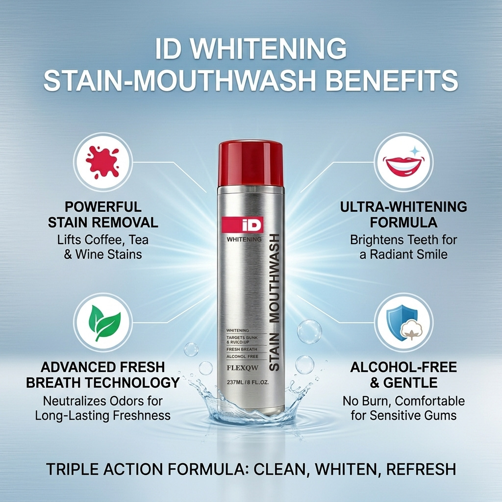 ヒスマイルIDホワイトニングステインマウスウォッシュ237m - Teeth Whitening Mouthwash のレビューと価格