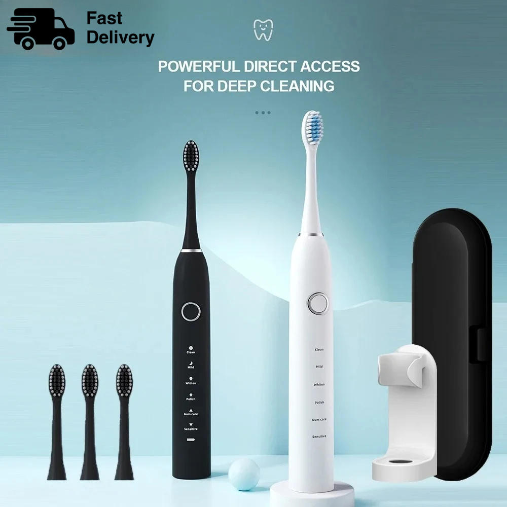 KLXKLX ソニック電動歯ブラシ IPX7 充電式スマート - Teeth Whitening Kit のレビューと価格